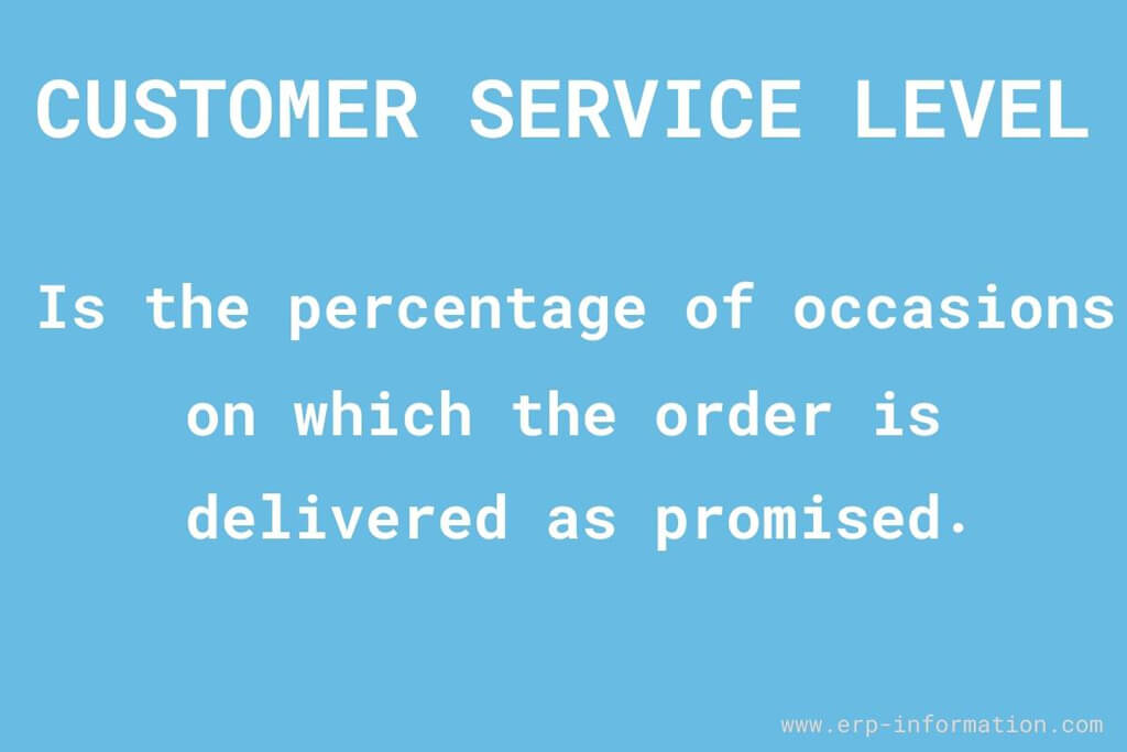 Customer Service Level