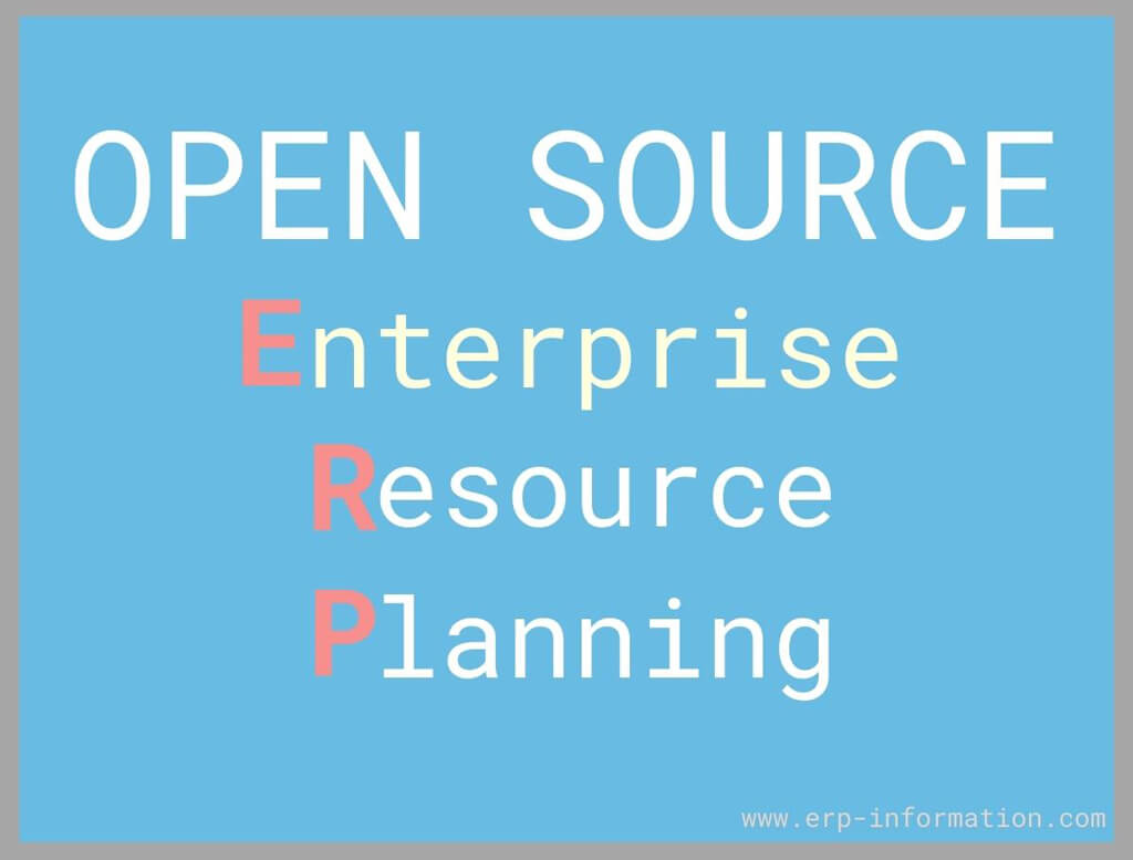 Open Source ERP Defination