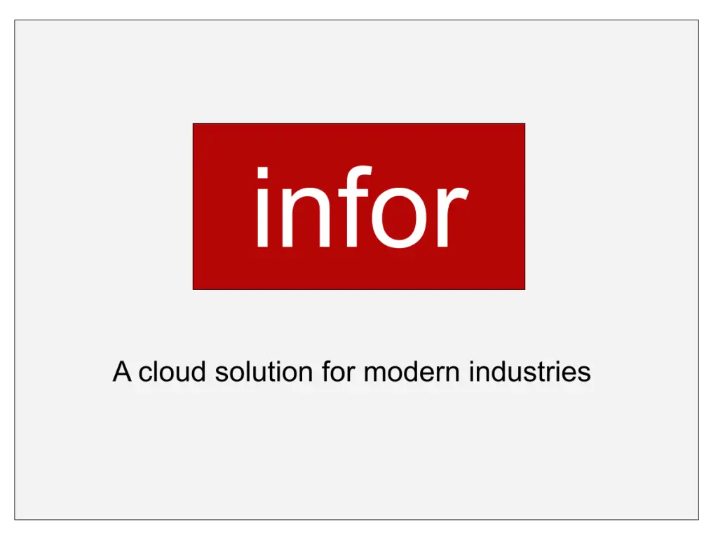 infor ERP