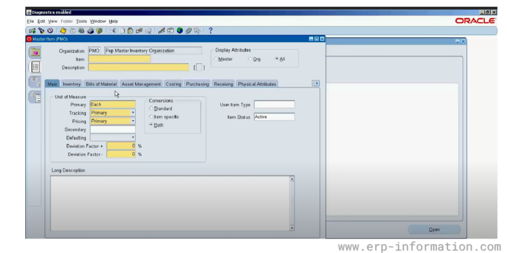 Creating a requisition - oracle apps p2p