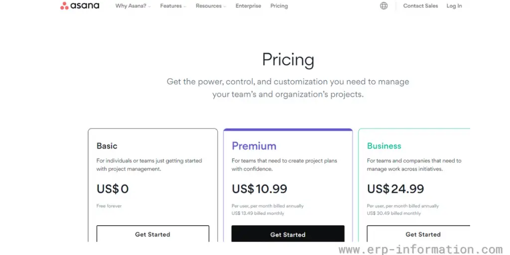 Asana Pricing