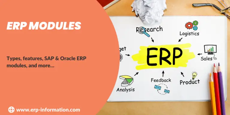 ERP Modules (Types, Features, Categories & Examples)