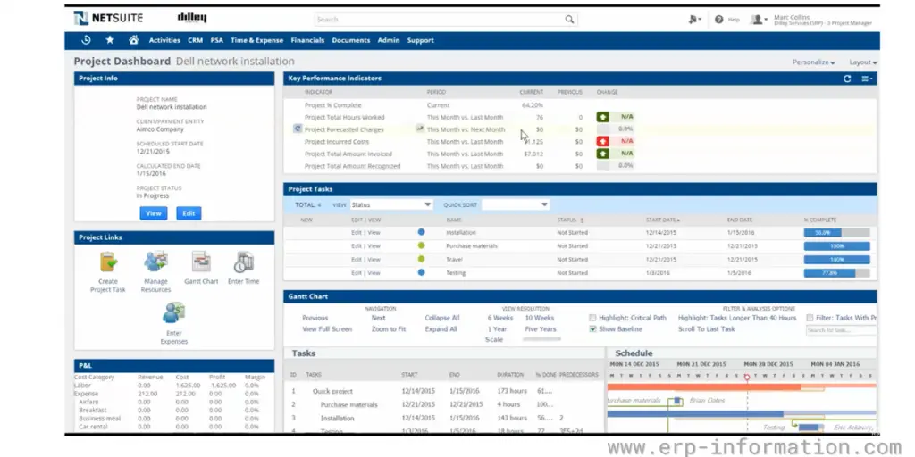 Netsuite Project Management