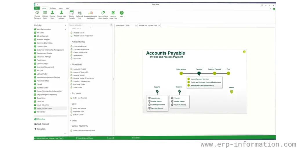 Sage 100cloud Account Payable