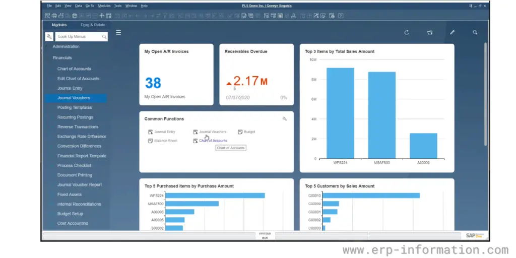 SAP Business One Financial Management