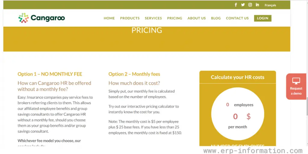 Cangaroo HR Pricing