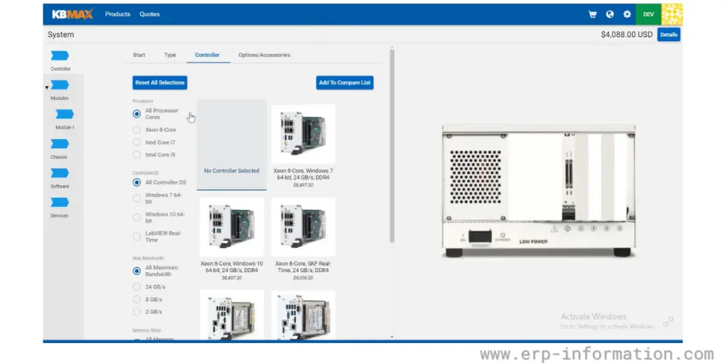 Epicor CPQ 3D visualization