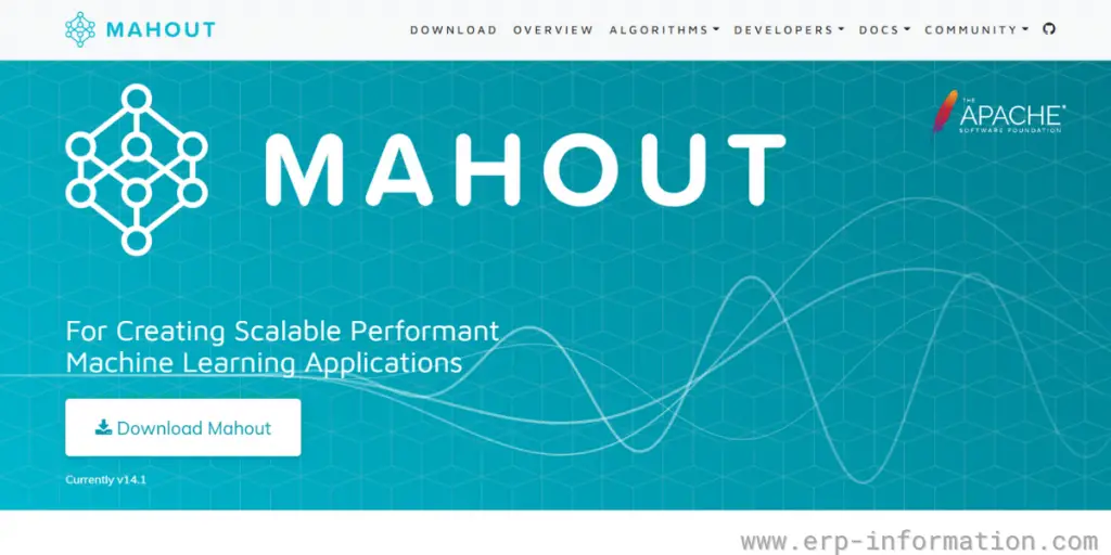 Overview of Apache Mahout Webpage