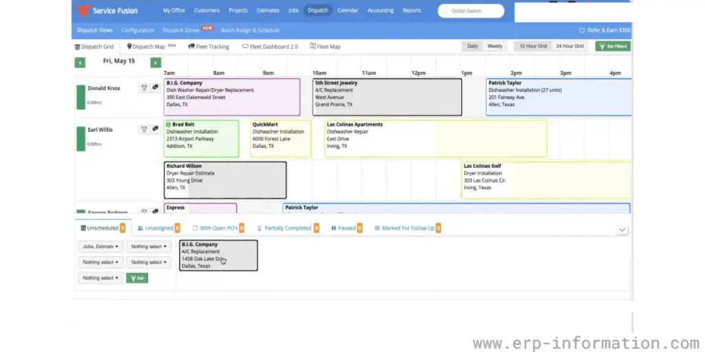 Service Fusion Dispatch 