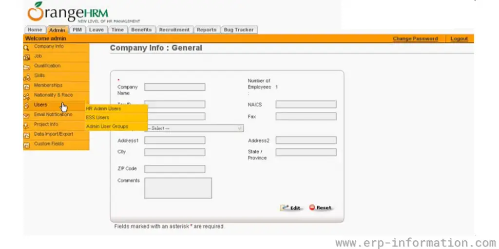 Overview of OrangeHRM