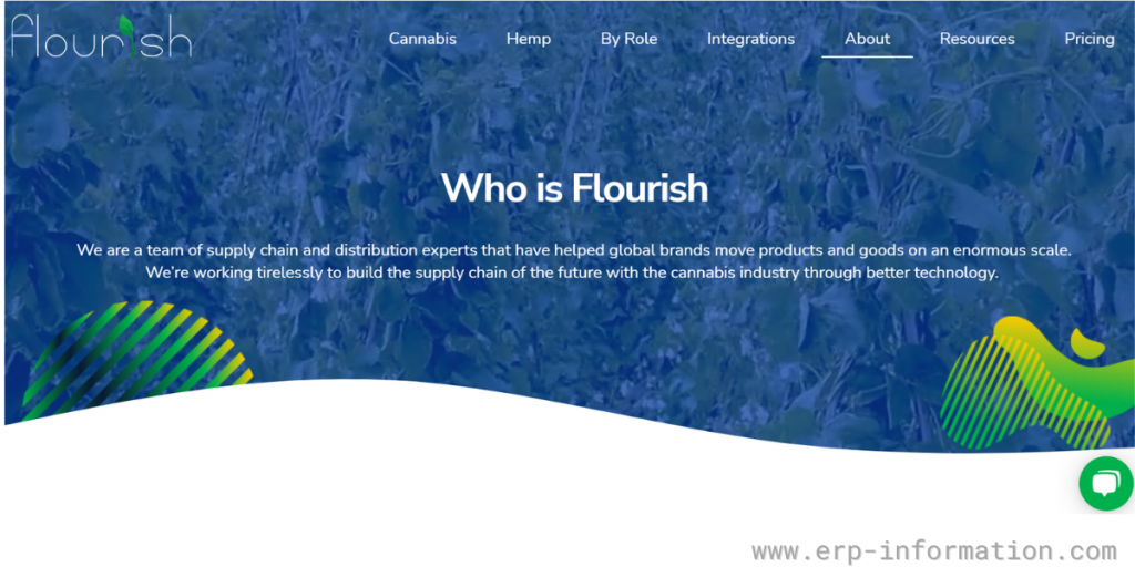 Webpage of Flourish