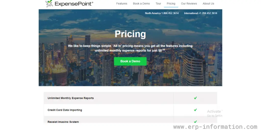 Pricing of ExpensePoint