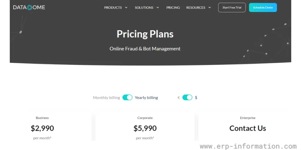 DataDome Pricing