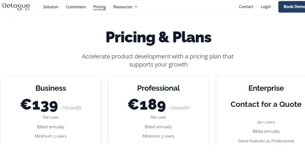 Pricing of Delogue