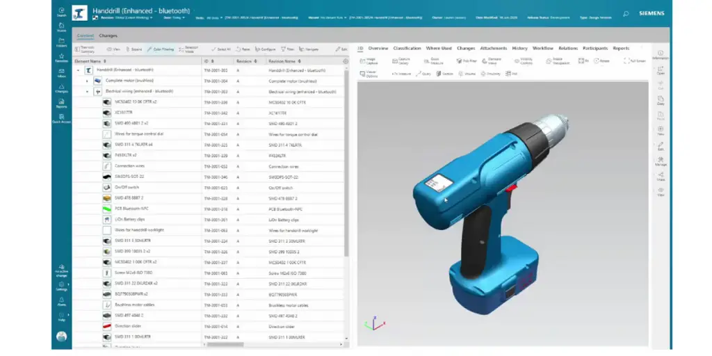 Overview tools for Siemens