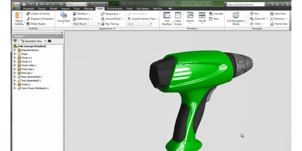 Basic Design Page of Autodesk vault