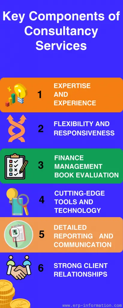 Infographic of Key Components of Best Consultancy Services