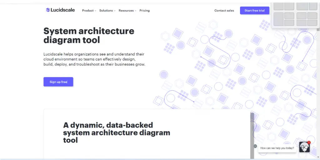 Webpage of Lucidscale