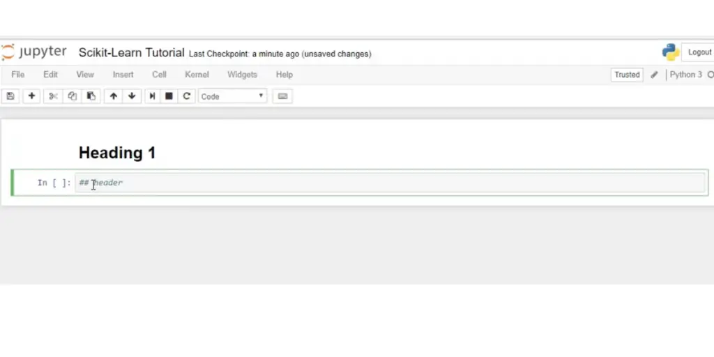 Last Check Point Heading of Scikit Learn