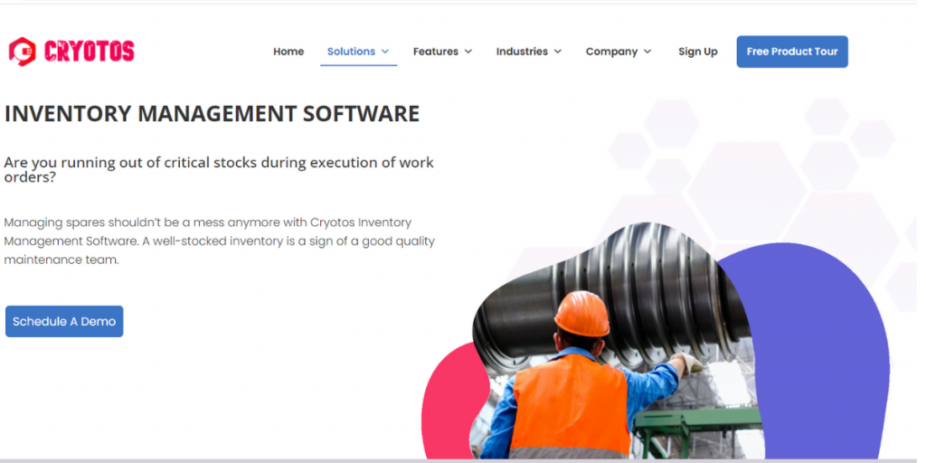 Webpage of Cryotos