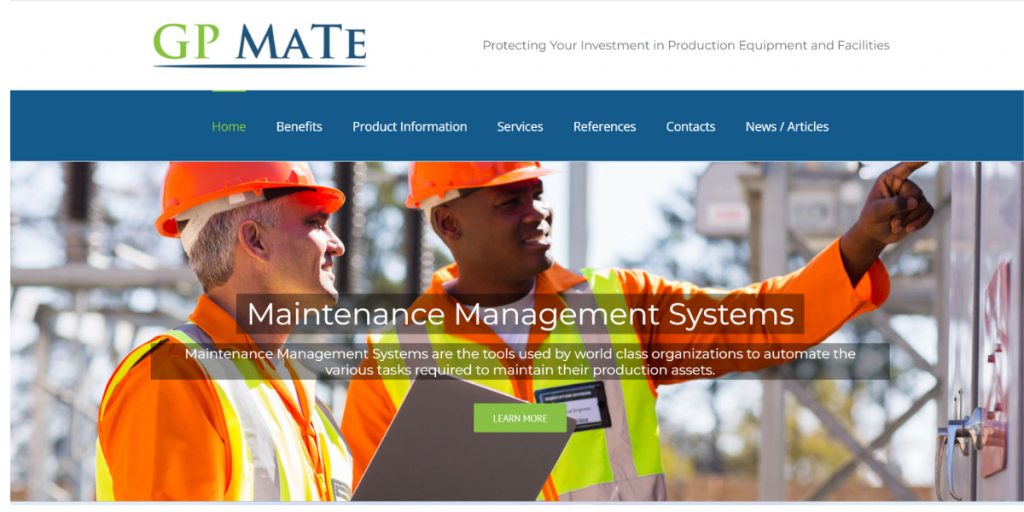 Webpage of GP MaTe