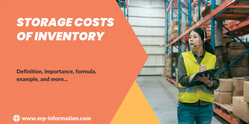 Inventory storage costs
