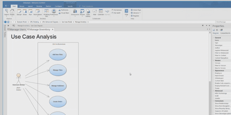 Sparx Enterprise Architect (Visual Modeling and Design Tool)