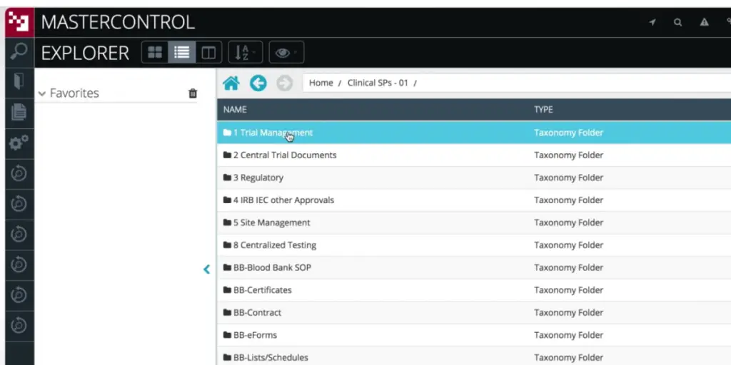 MasterControl Explorer