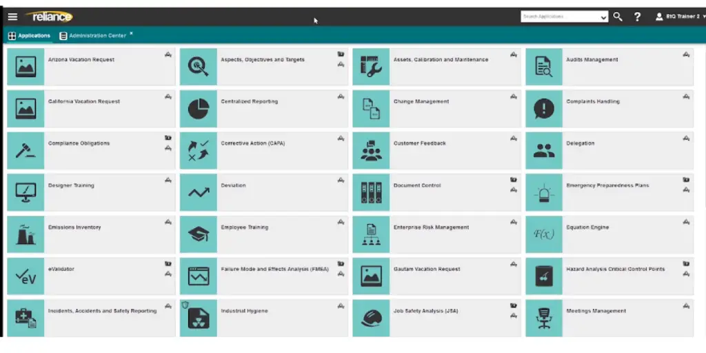 Overview of ETQ