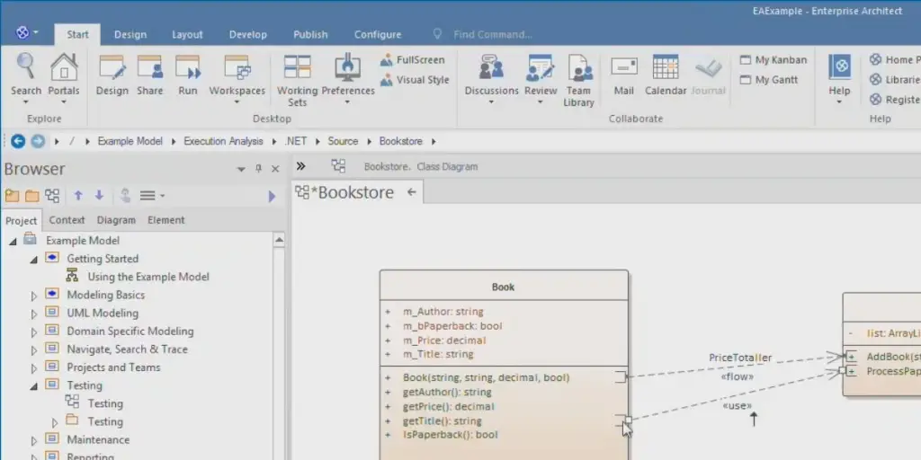 Project Sheet View of Sparx