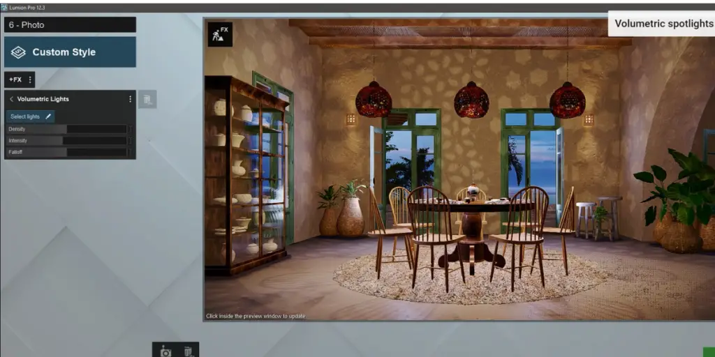 Volumetric Spotlight of Lumion 3D