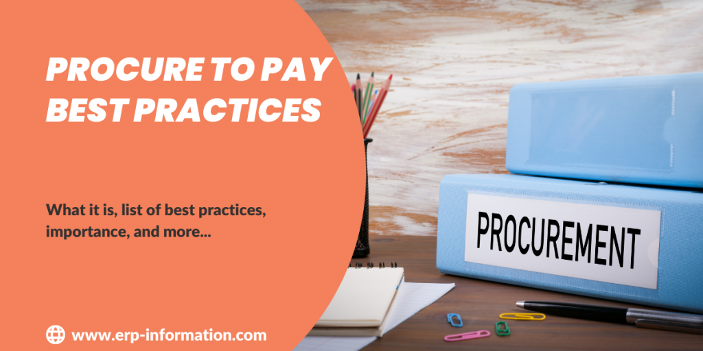 Procure to Pay Best Practices