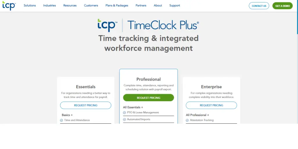 Pricing of TCP