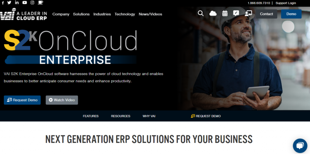 Webpage of S2k Enterprise