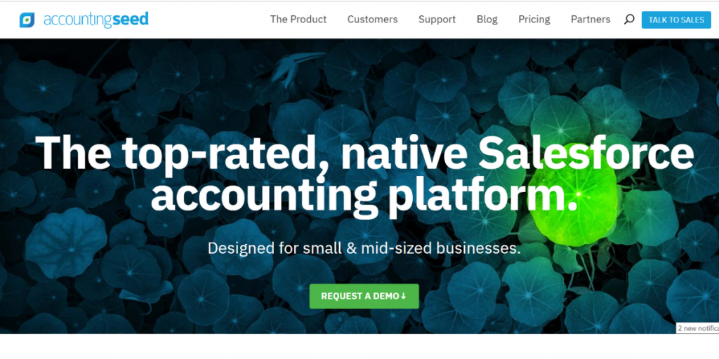 Webpage of AccountingSeed