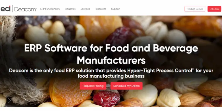 10 Best Food and Beverage ERP Software (Systems for F&B Industry)