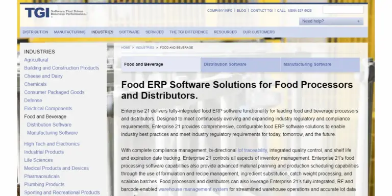 10 Best Food and Beverage ERP Software (Systems for F&B Industry)