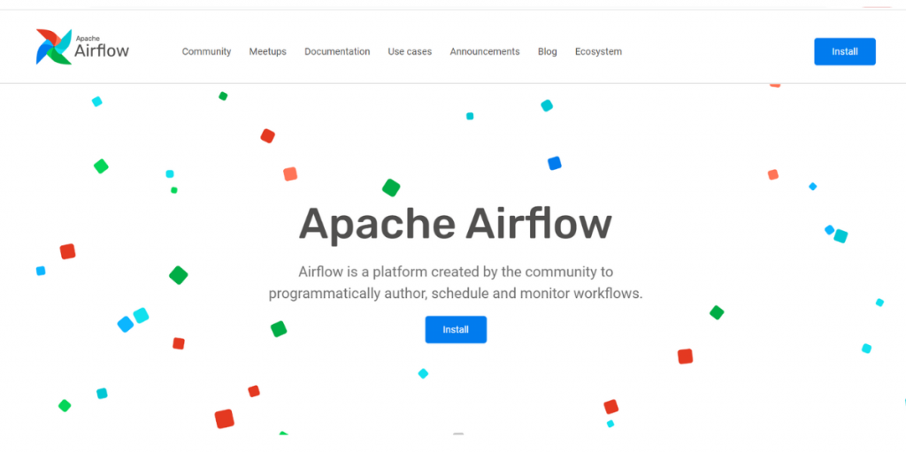 Webpage of ApacheAirflow