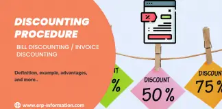 bill discounting procedure