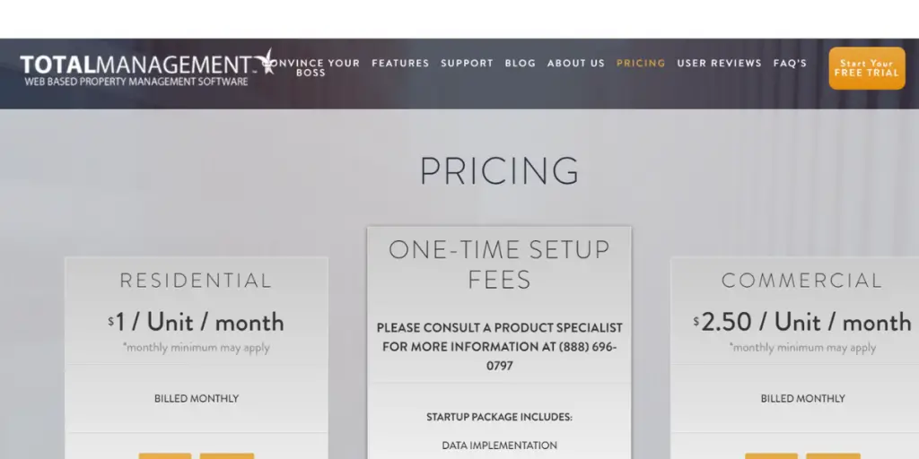 Pricing of Total Management