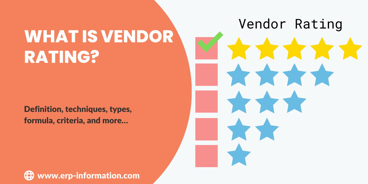 What is Vendor Rating? (Process, Techniques, Types & Formula)