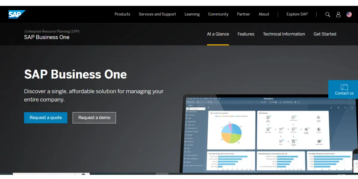 SAP Business One  ERP Software for Small Businesses