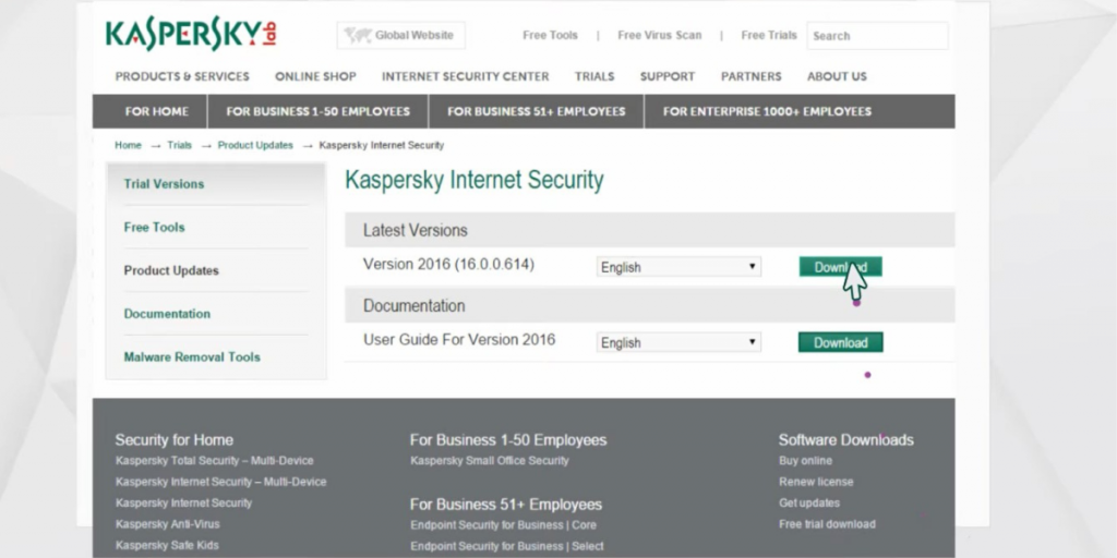 Internet Security of Kaspersky
