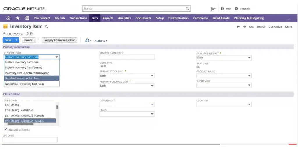 NetSuite Multi-location Fulfillment