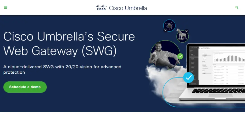 Webpage of CiscoUmbrella