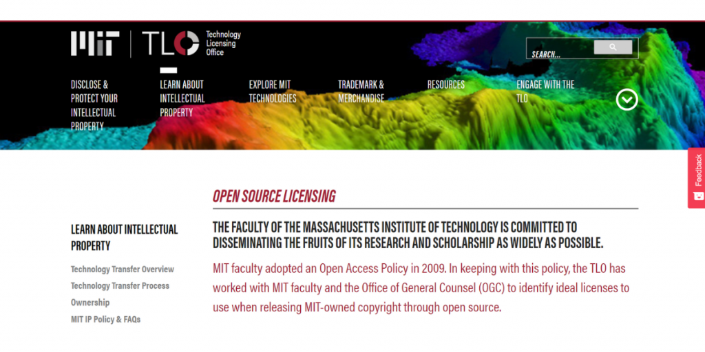 Webpage of MIT