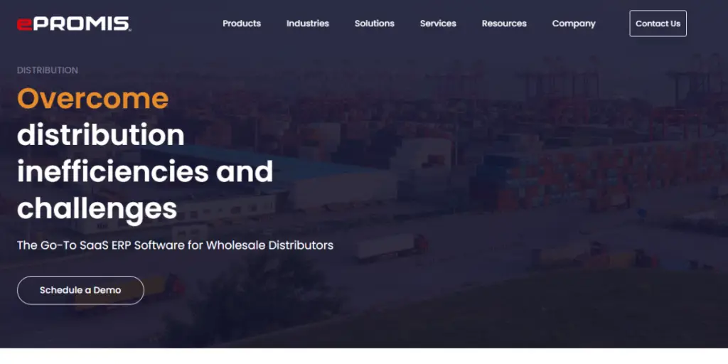 Webpage of ePROMIS