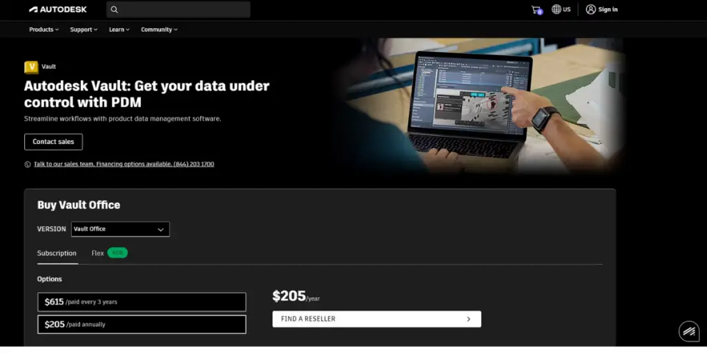 Vault Office Price of Autodesk