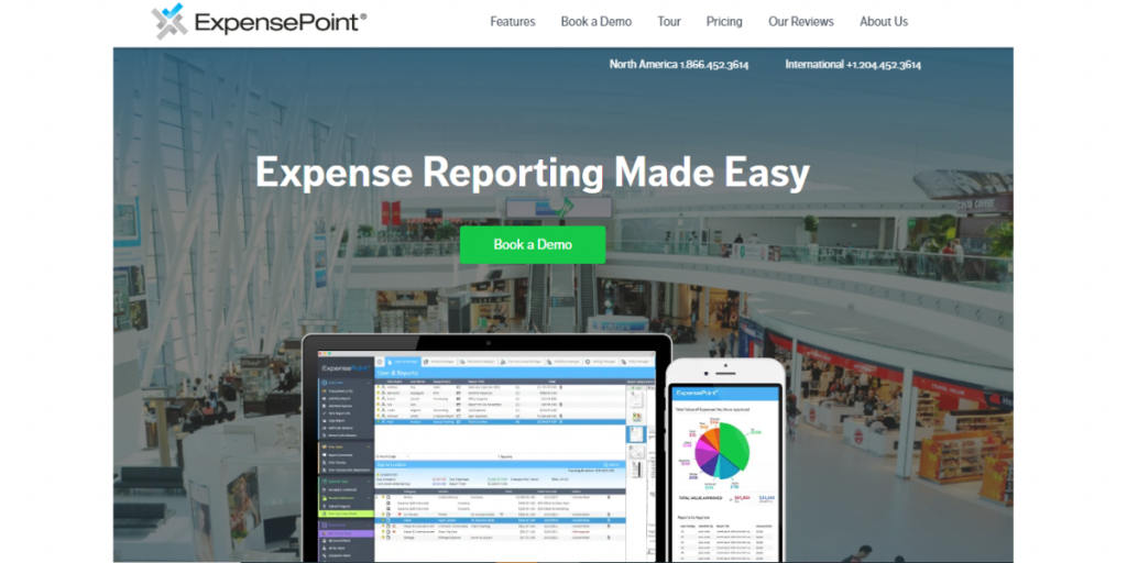 Webpage of ExpensePoint