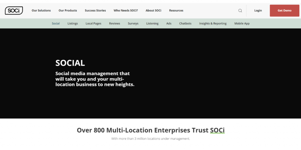 Webpage of Soci